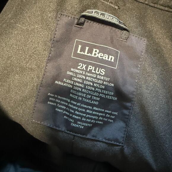 L.L. Bean Women's Wildcat Waterproof Insulated Snow Pants Black 2X Plus - Picture 2 of 11